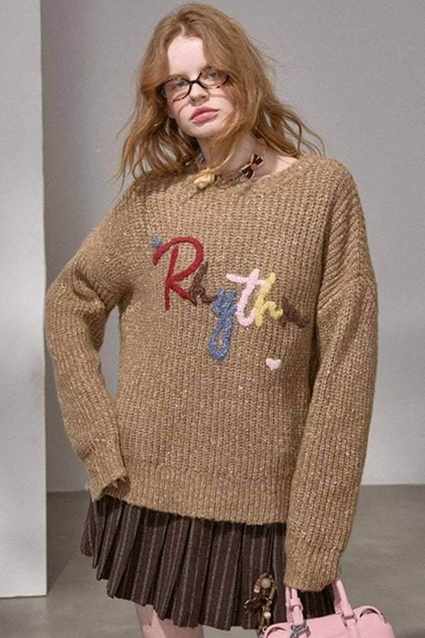 Cloud-Like Knit Pullover Sweater