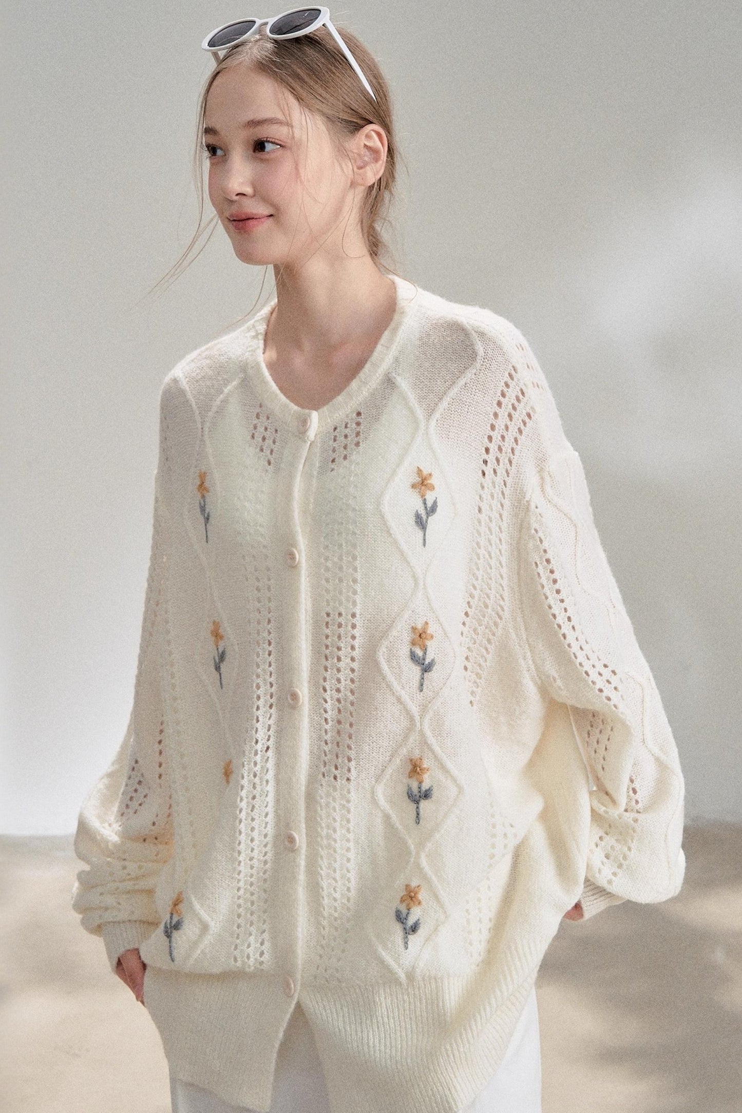 New Loose Knitted Sweater Jacket