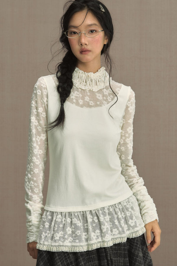 Lace Mesh Tee