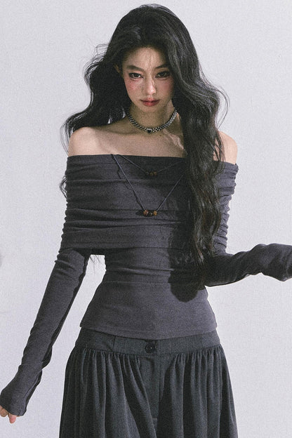 Slimming Waist Design Top