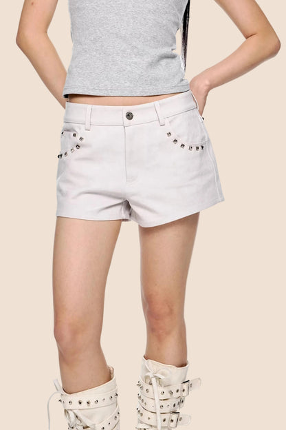 Rivet Retro A-Line Shorts