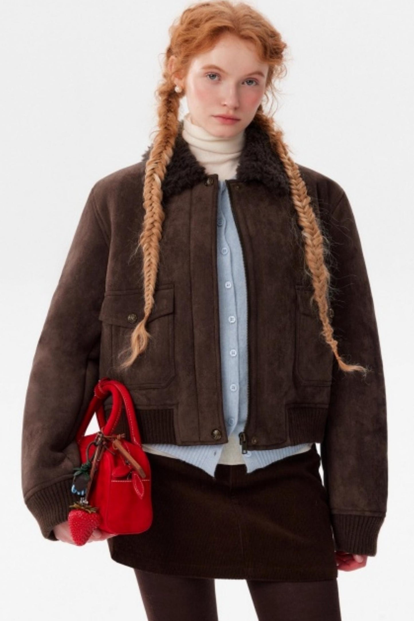 Retro Suede Wool Jacket