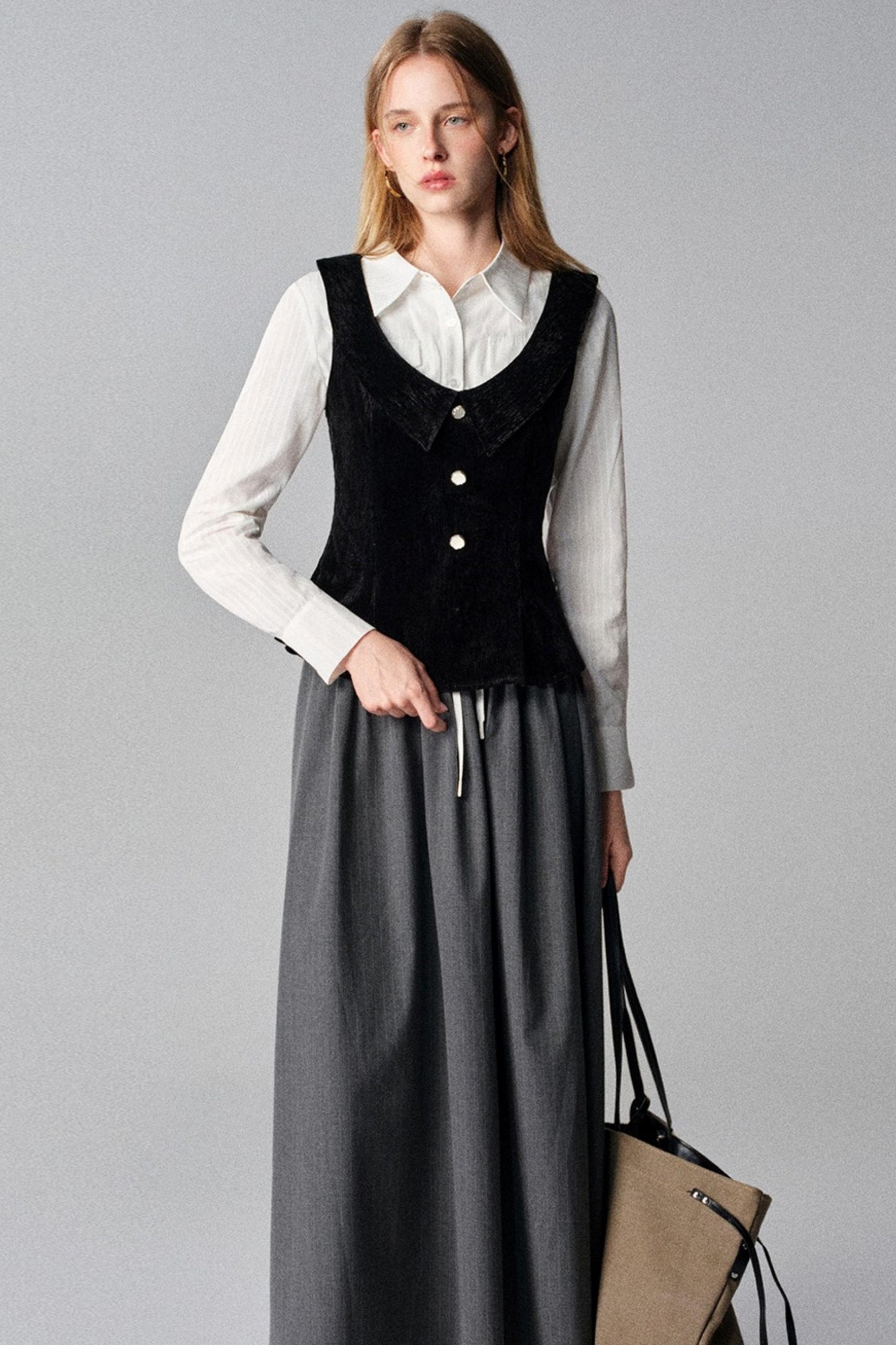 Mountains Seas Nordic French Retro Vest