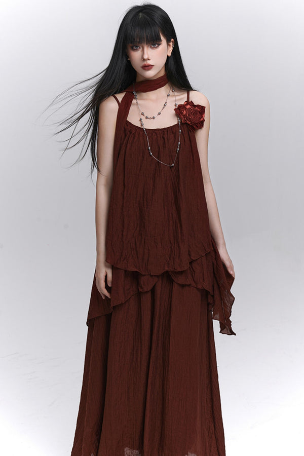 Chic Pink Skirt Top Set-Up