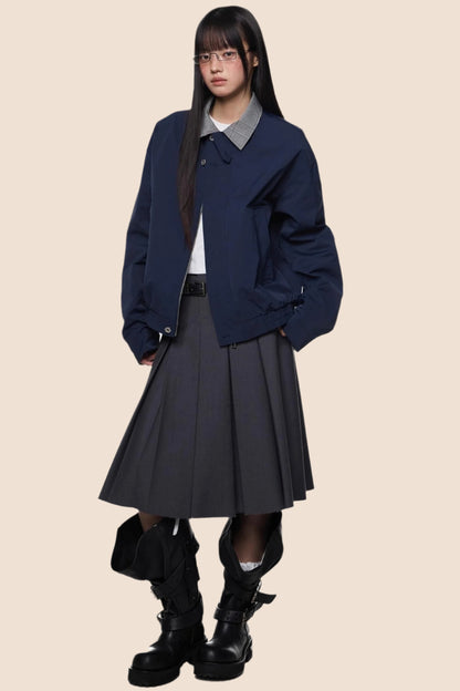 Vintage Contrast Coat