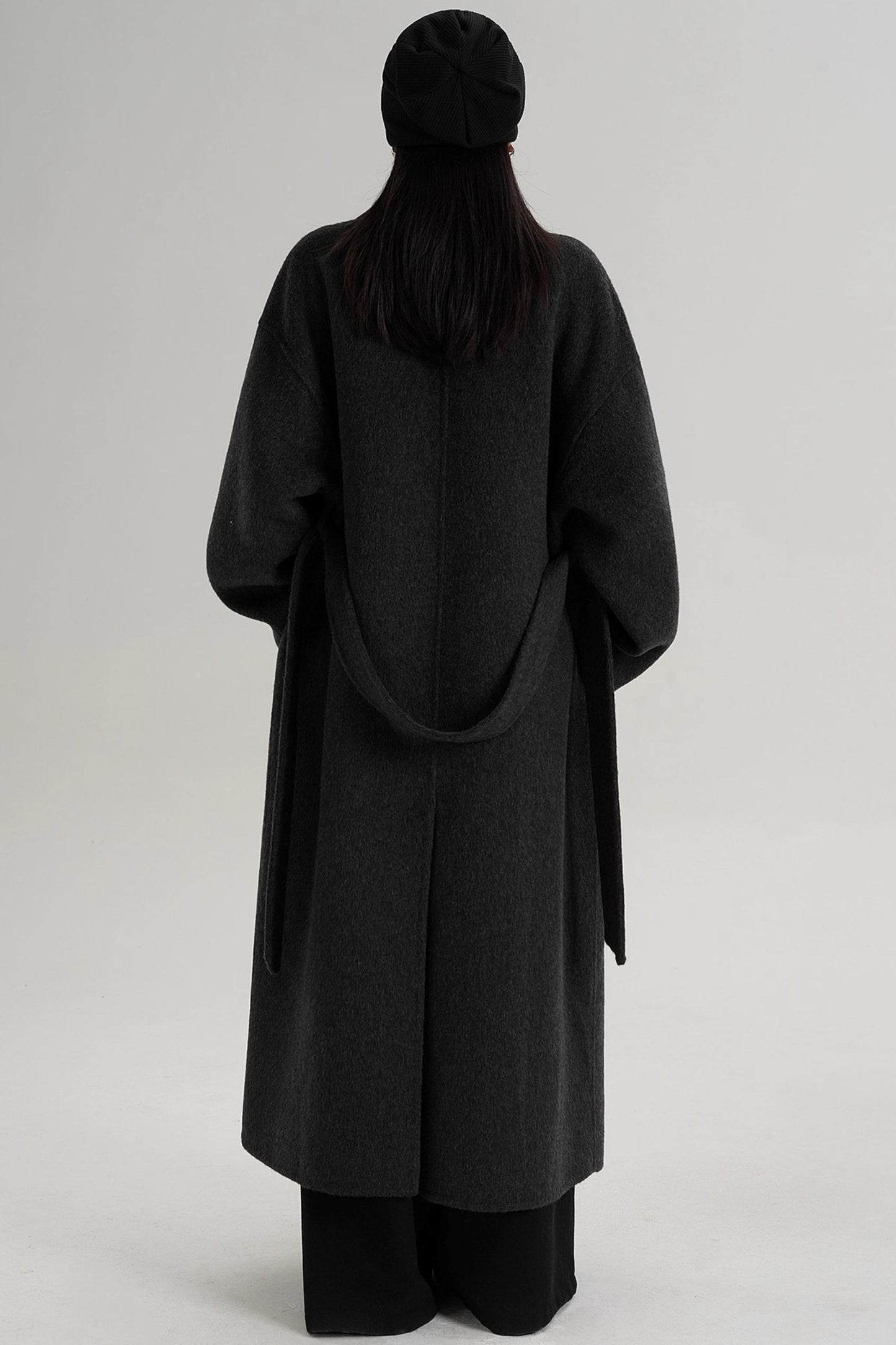 Elegant Shoulder Wool Coat