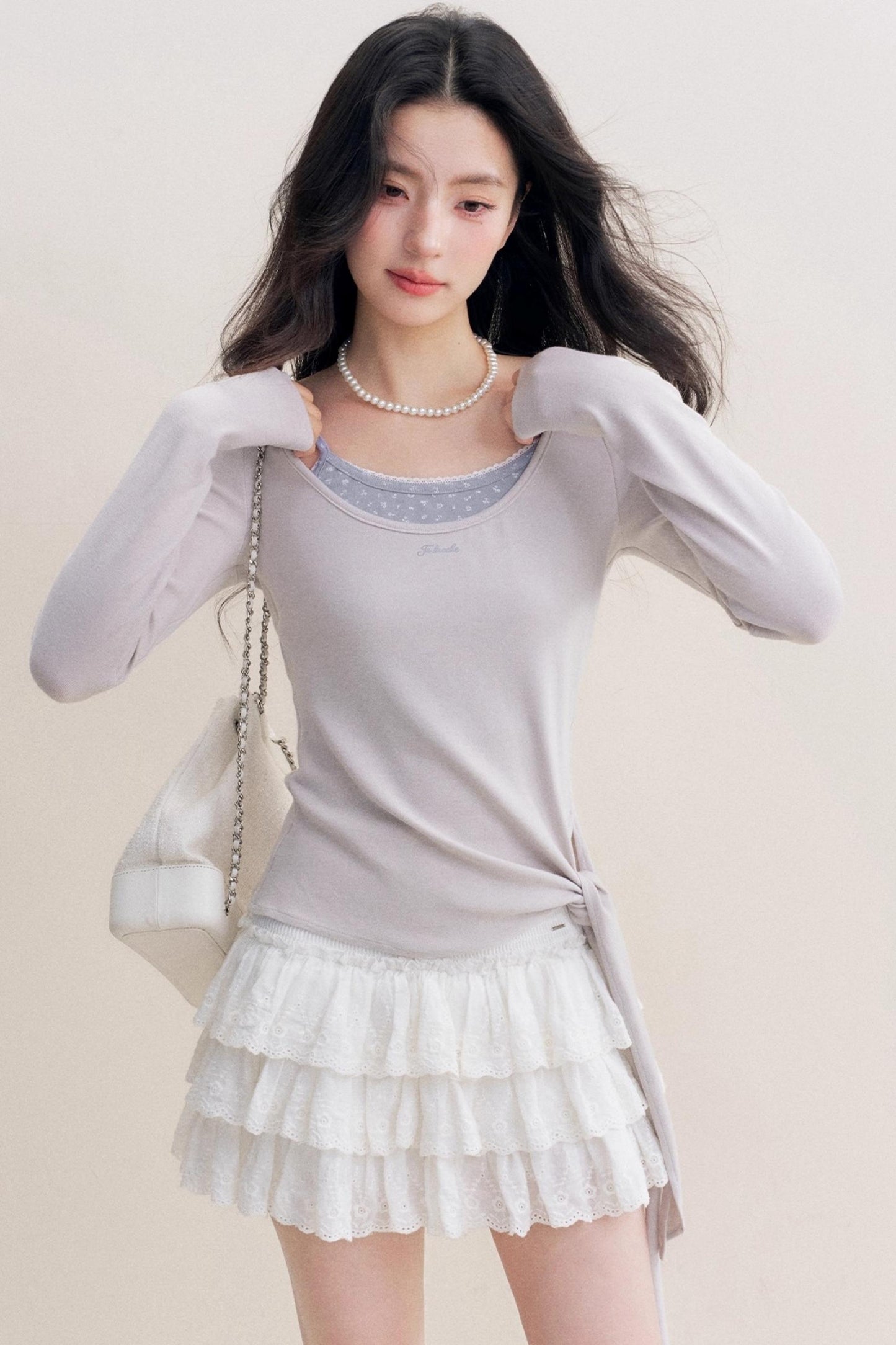 Lazy Lace Long Sleeve Base Layer Top Set