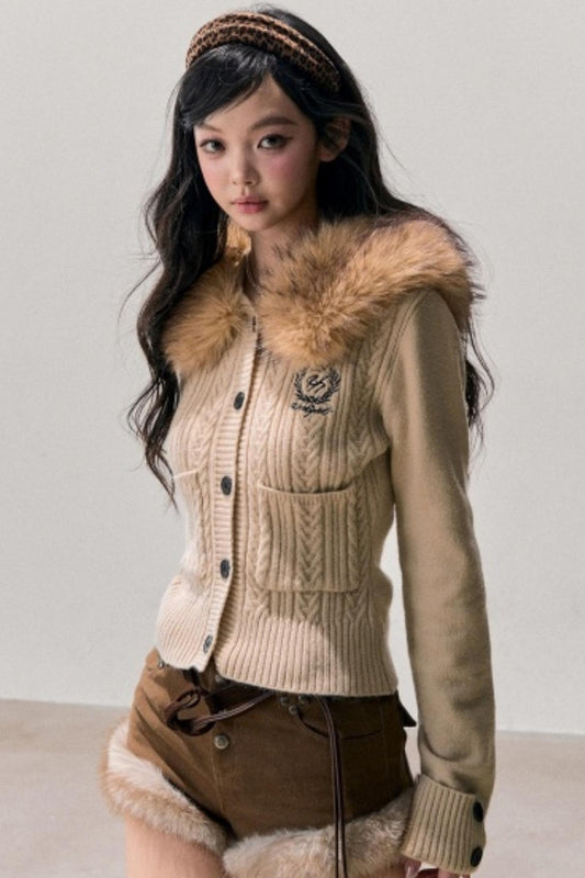 Silent Snowfall Knitted Cardigan