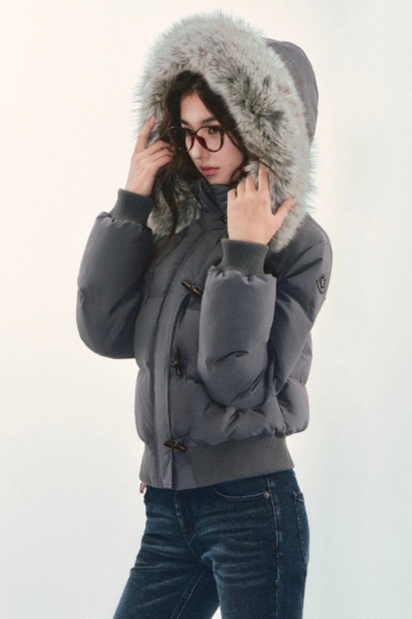 Retro Cotton Fur Collar Jacket