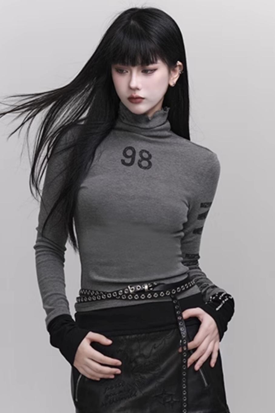 Women's High-Neck Knit Top