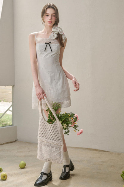 Embroidered Lace Sundress