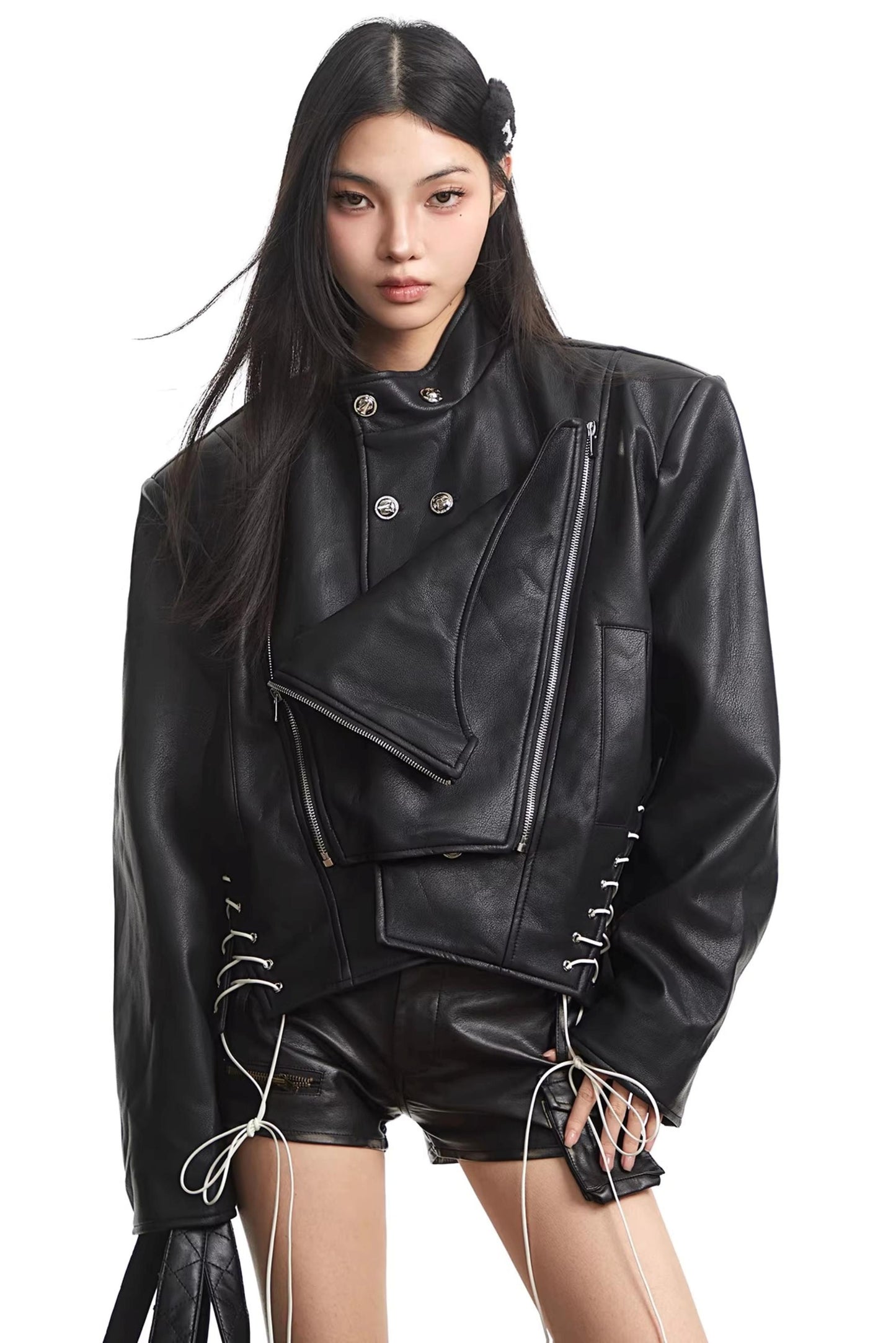 Retro Black Leather Jacket
