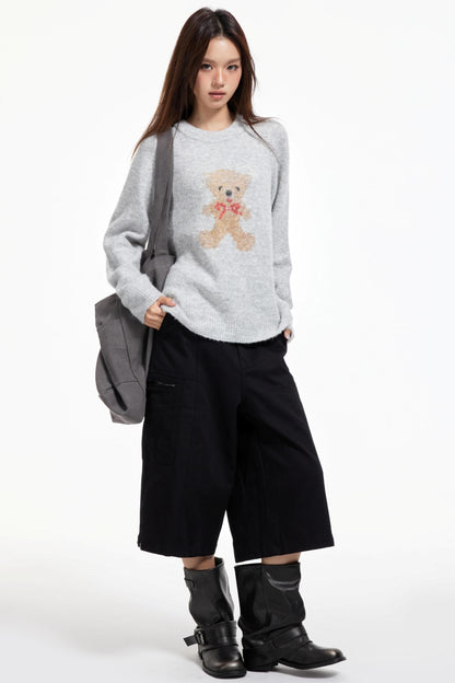 Black Wide-Leg Pants