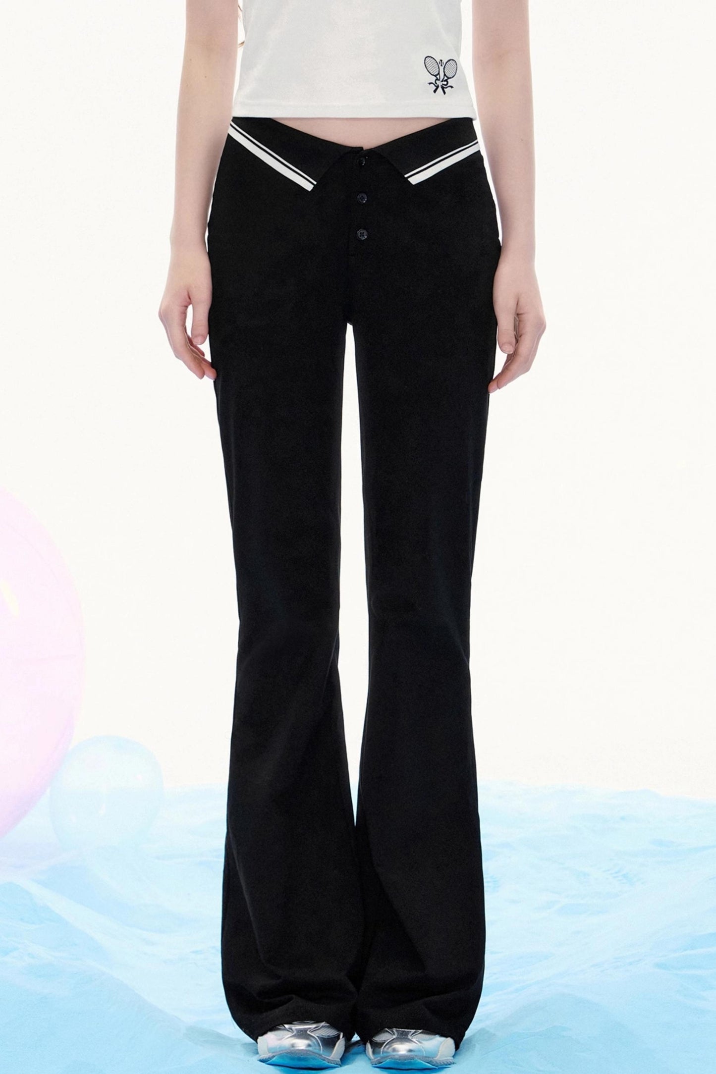 Retro Slim Flare Relaxed Pant