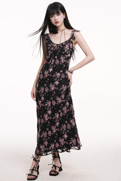 Teal Blue Halter Dress