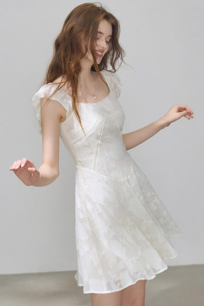 Summer Jacquard Slim Dress