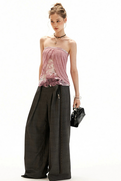 Lace Splicing Camisole Top