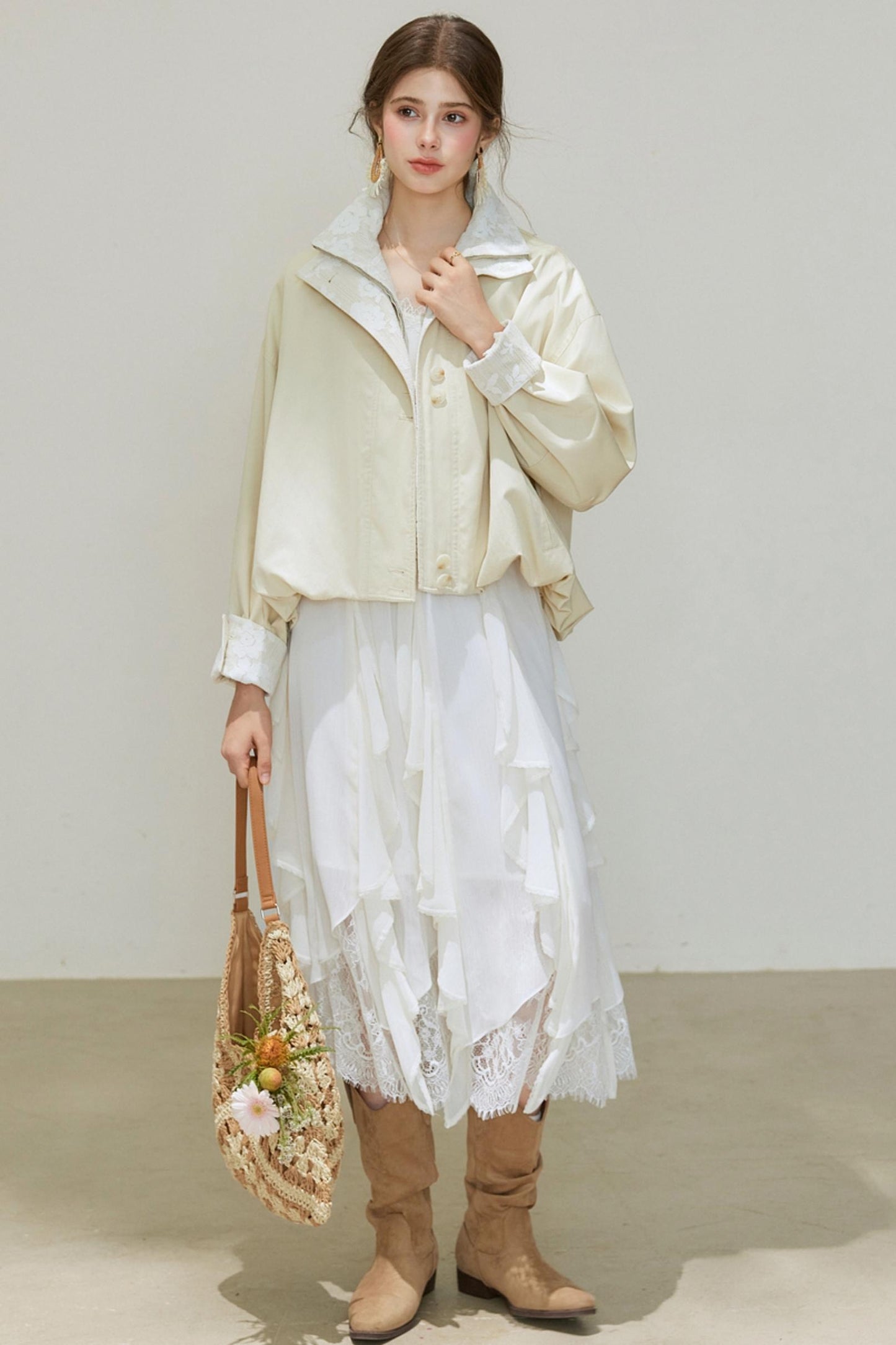 Bud Lyocell Short Trench Coat