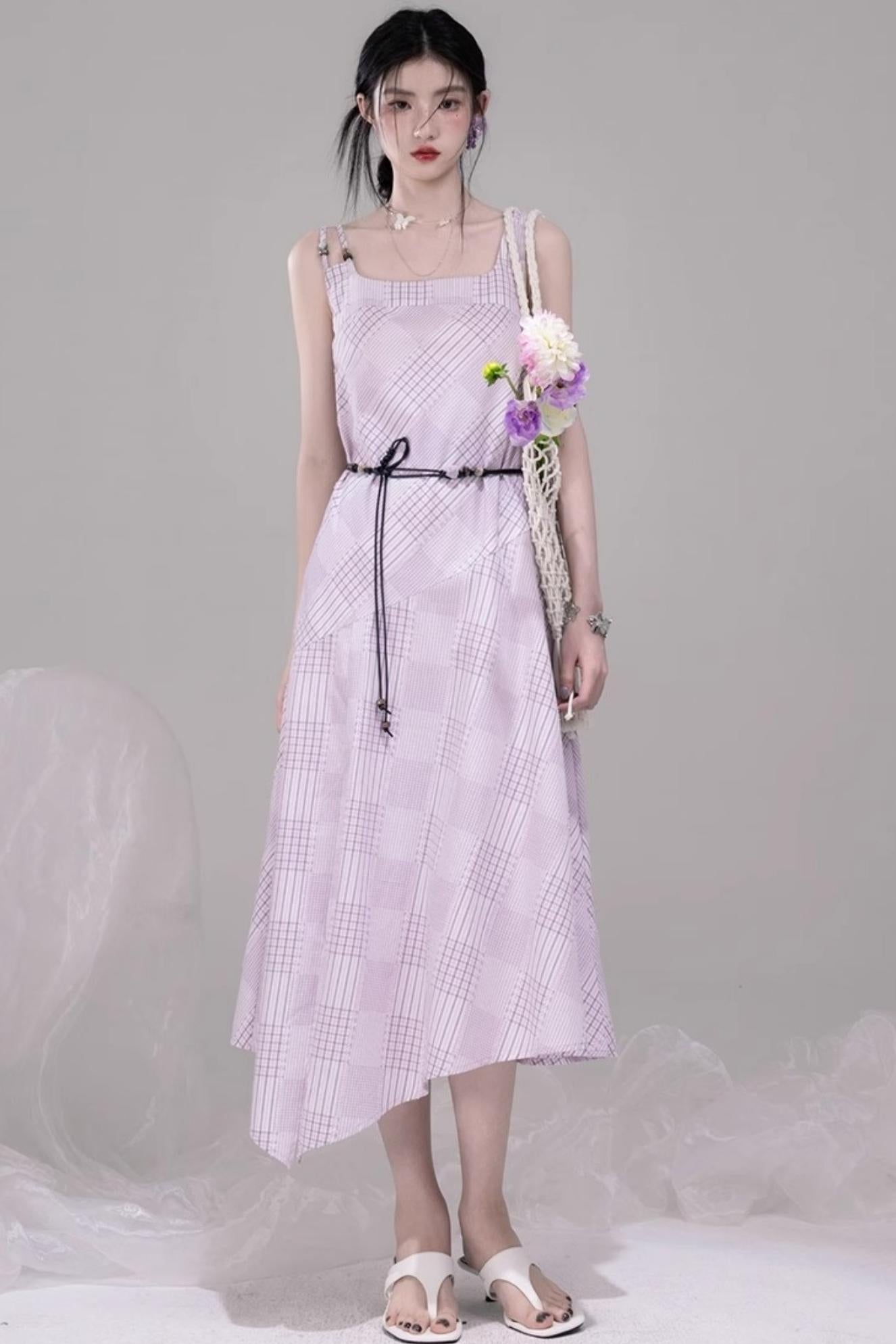 Asymmetrical Draped Dress