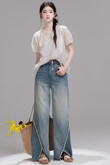 Apricot Lace Bubble Tee