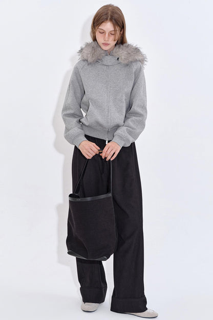 Windproof Fleece-Lined Hooded Jacket