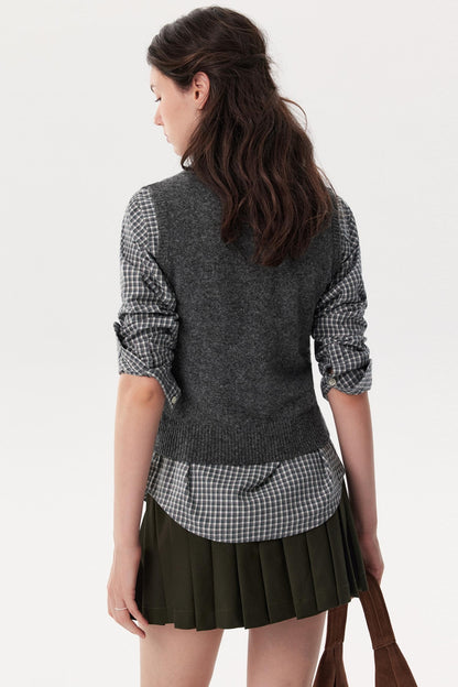 Old Money Wool Shirt & Vest Set-Up