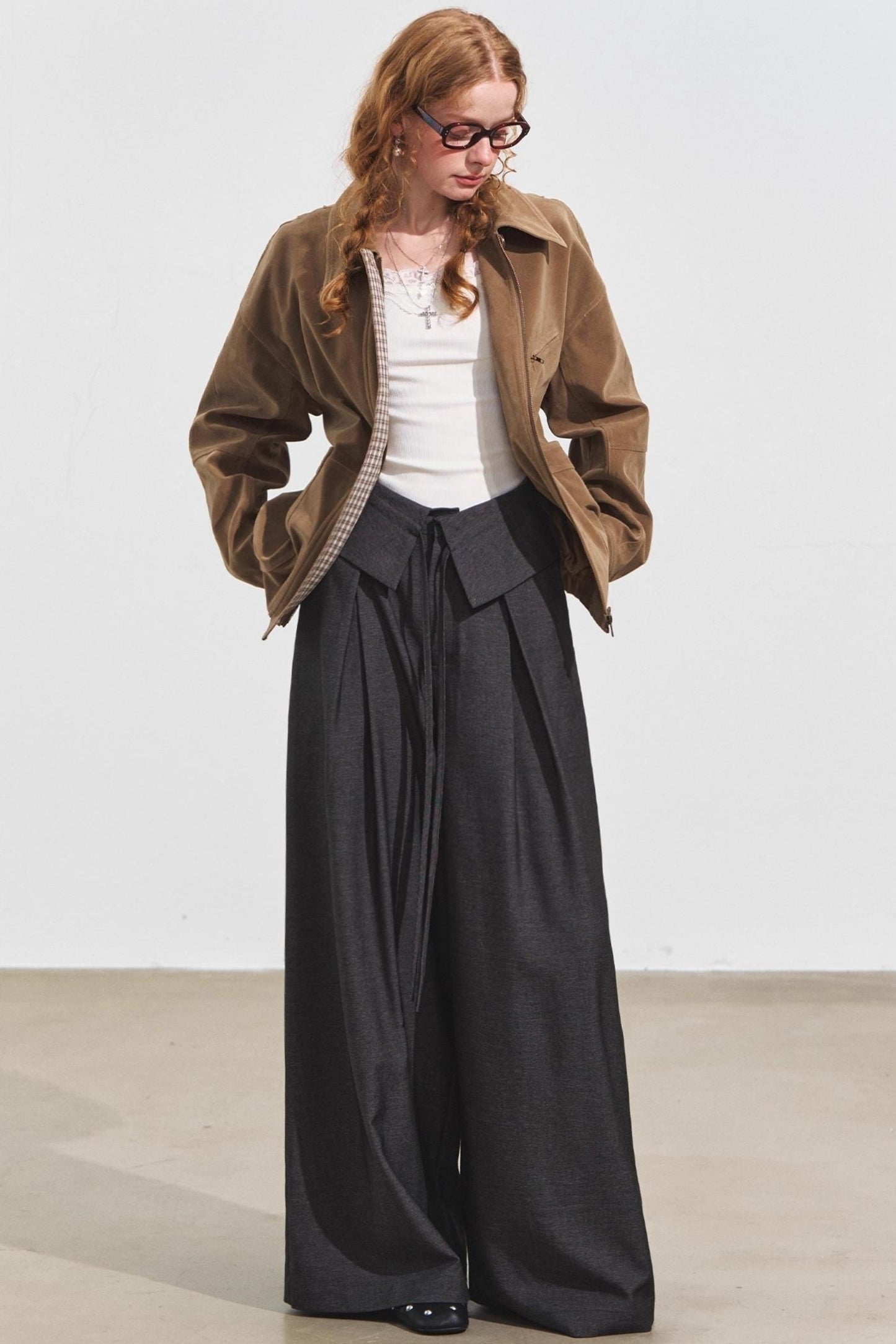 Flipped Waist Trousers