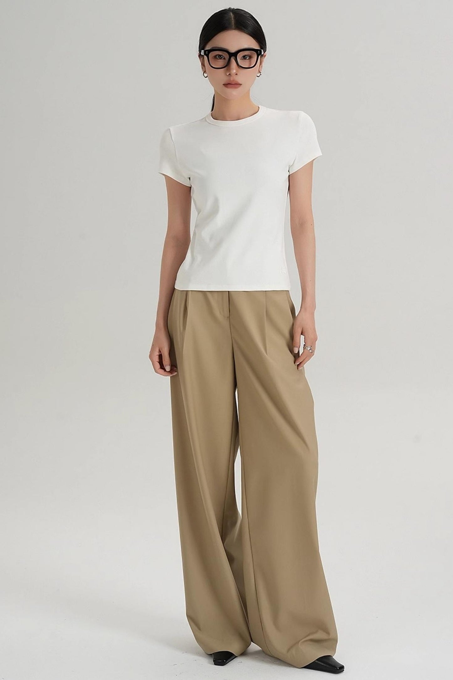 Straight-Leg Trousers