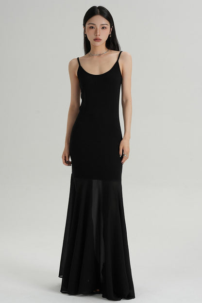 Summer Fishtail Halter Dress