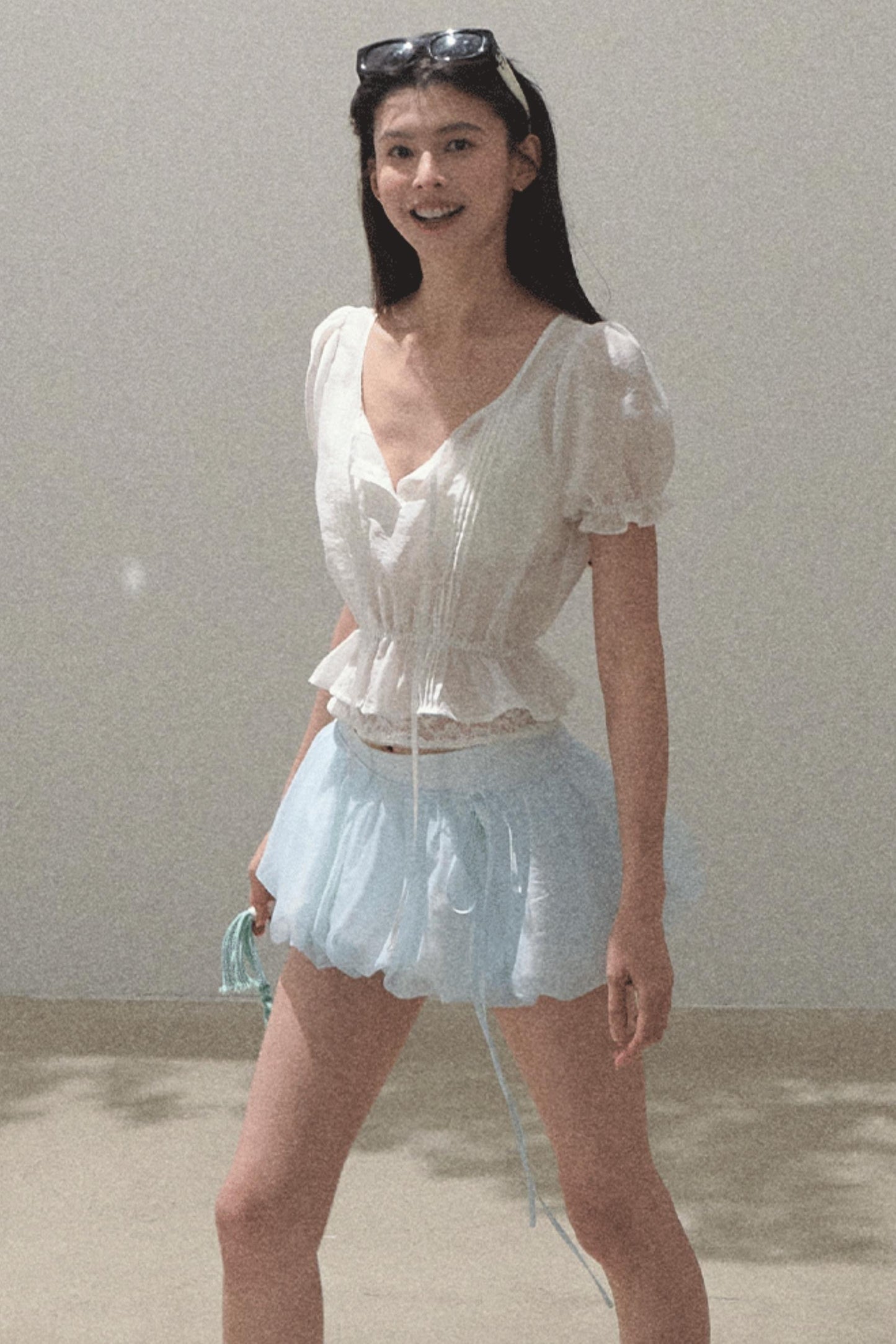 Windfold Bubble Sleeve Shirt