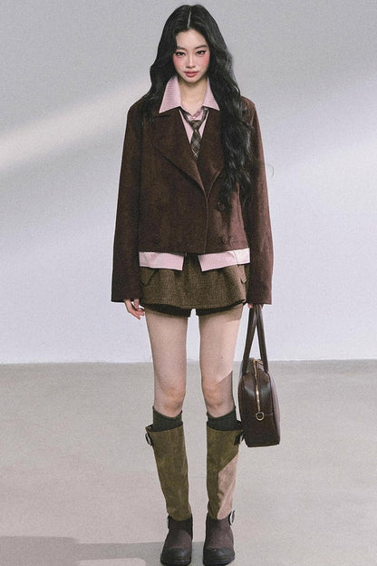 Autumn Collegiate Trench Coat