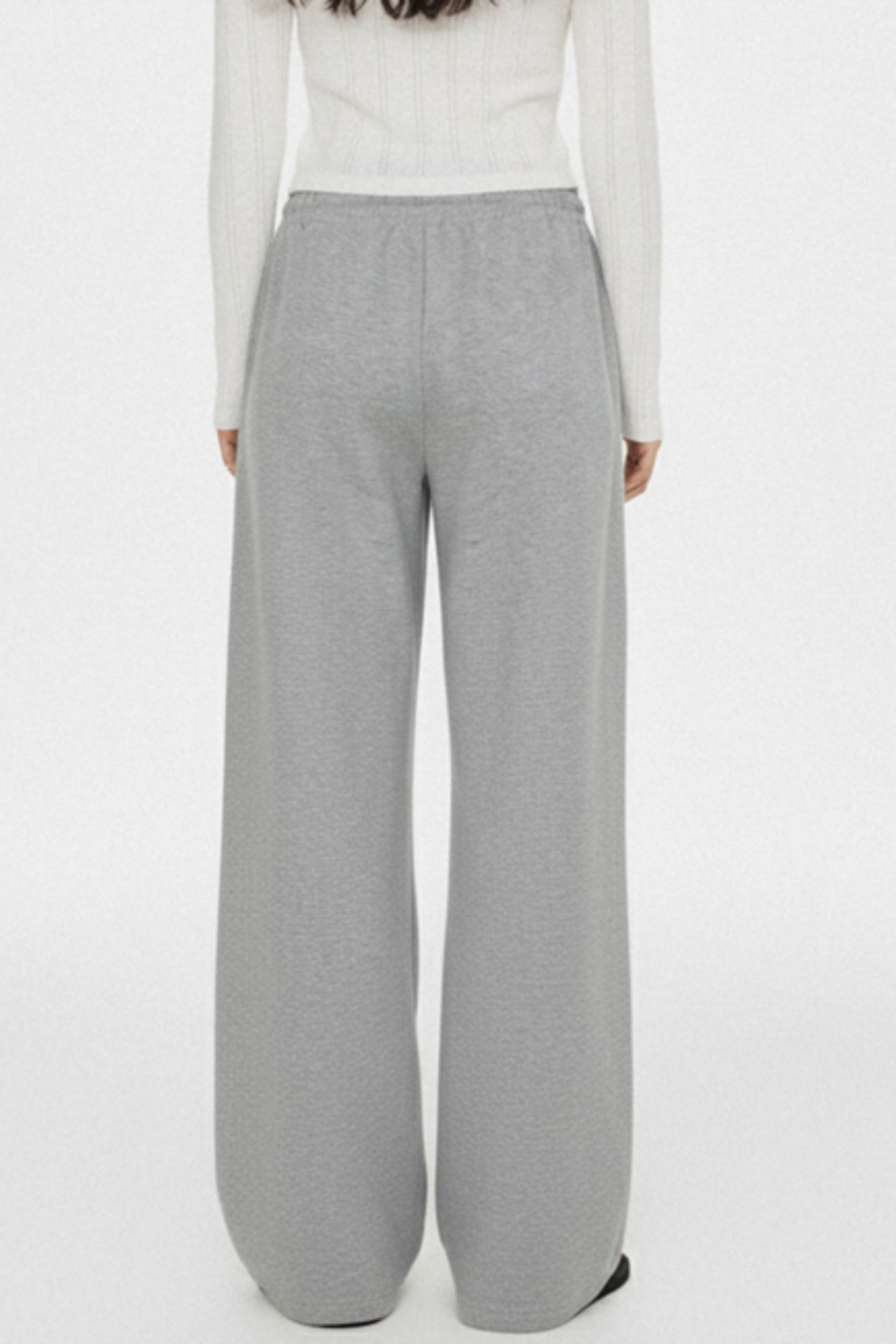 Gray Beaded Sweatpants