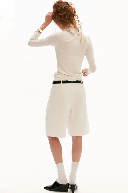 Stretch Twill Drape Shorts