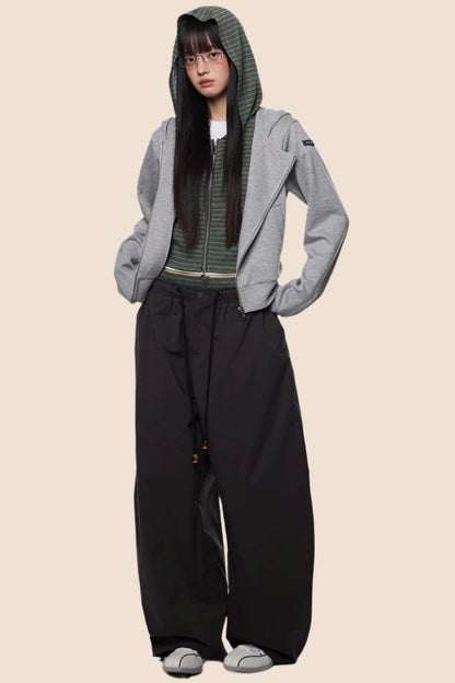 Cropped Patchwork Cardigan