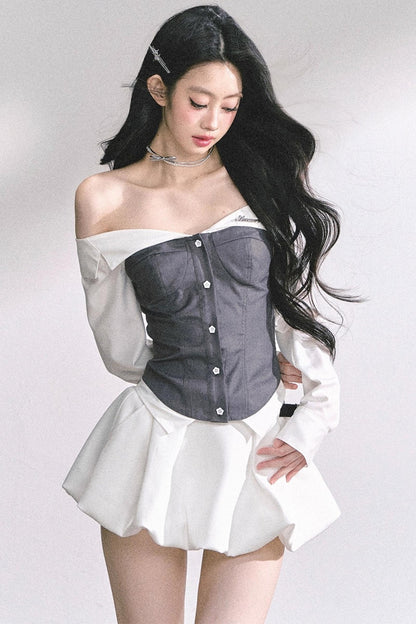 Slimming Hot Girl One-Shoulder Tops