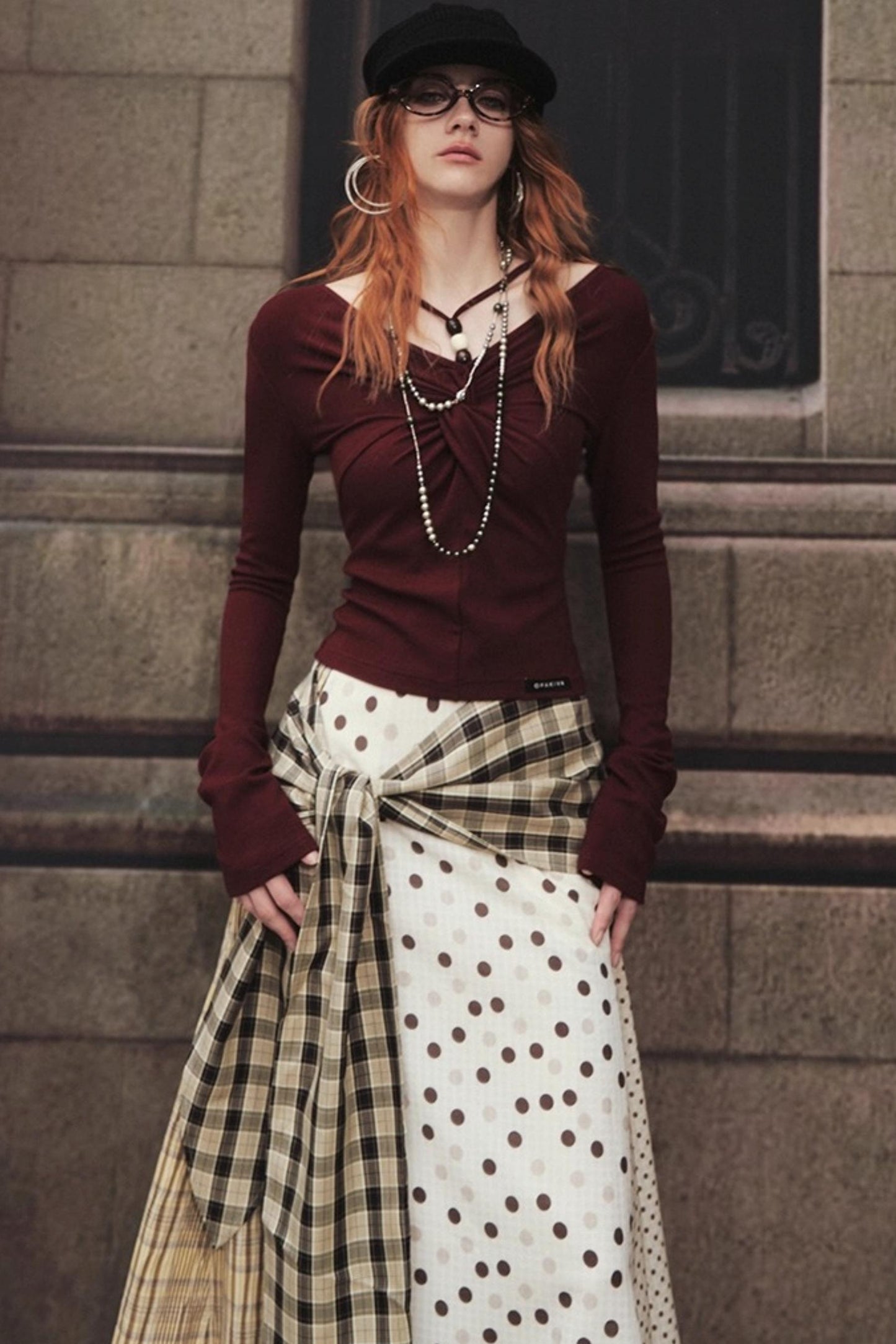 Sunset One-Shoulder T-Shirt