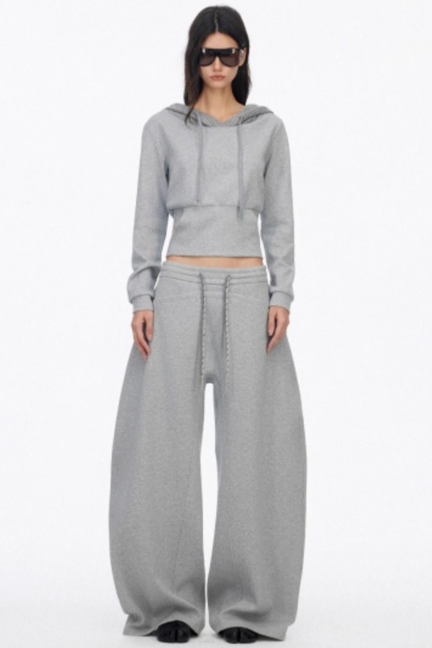 Layer Hooded Slim Sweatshirt