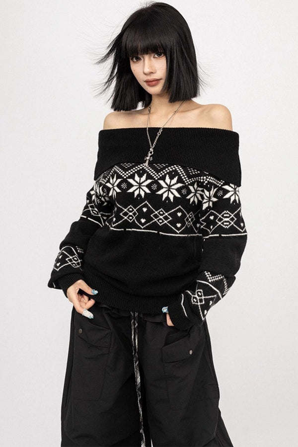 Lazy Spice Jacquard Sweater