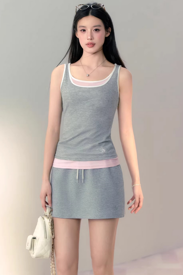 Light Lyocell Two-Piece Vest