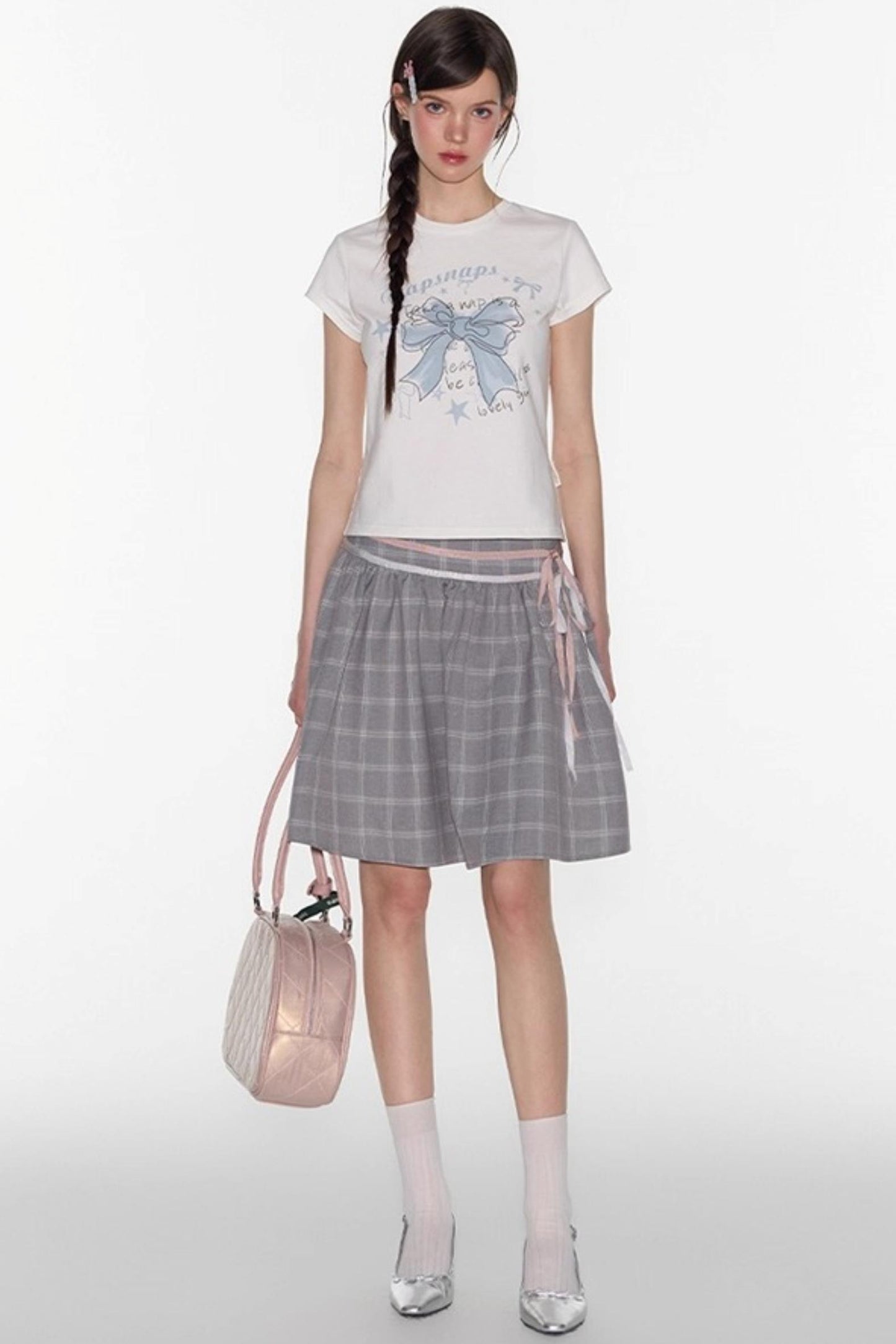 Butterfly Print Short Sleeve Top