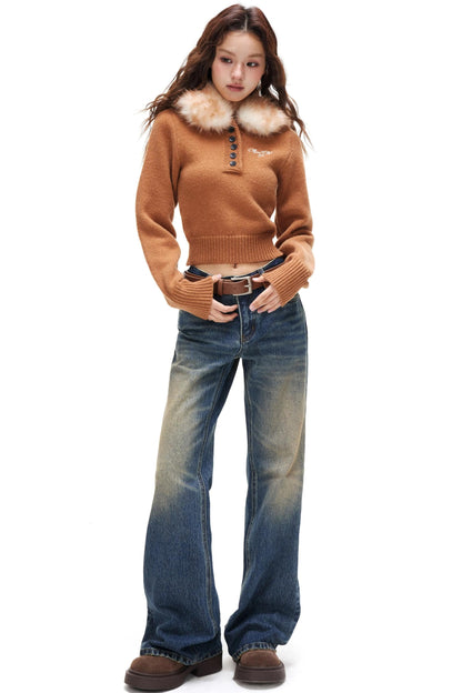 Retro Deer Pattern Sweater