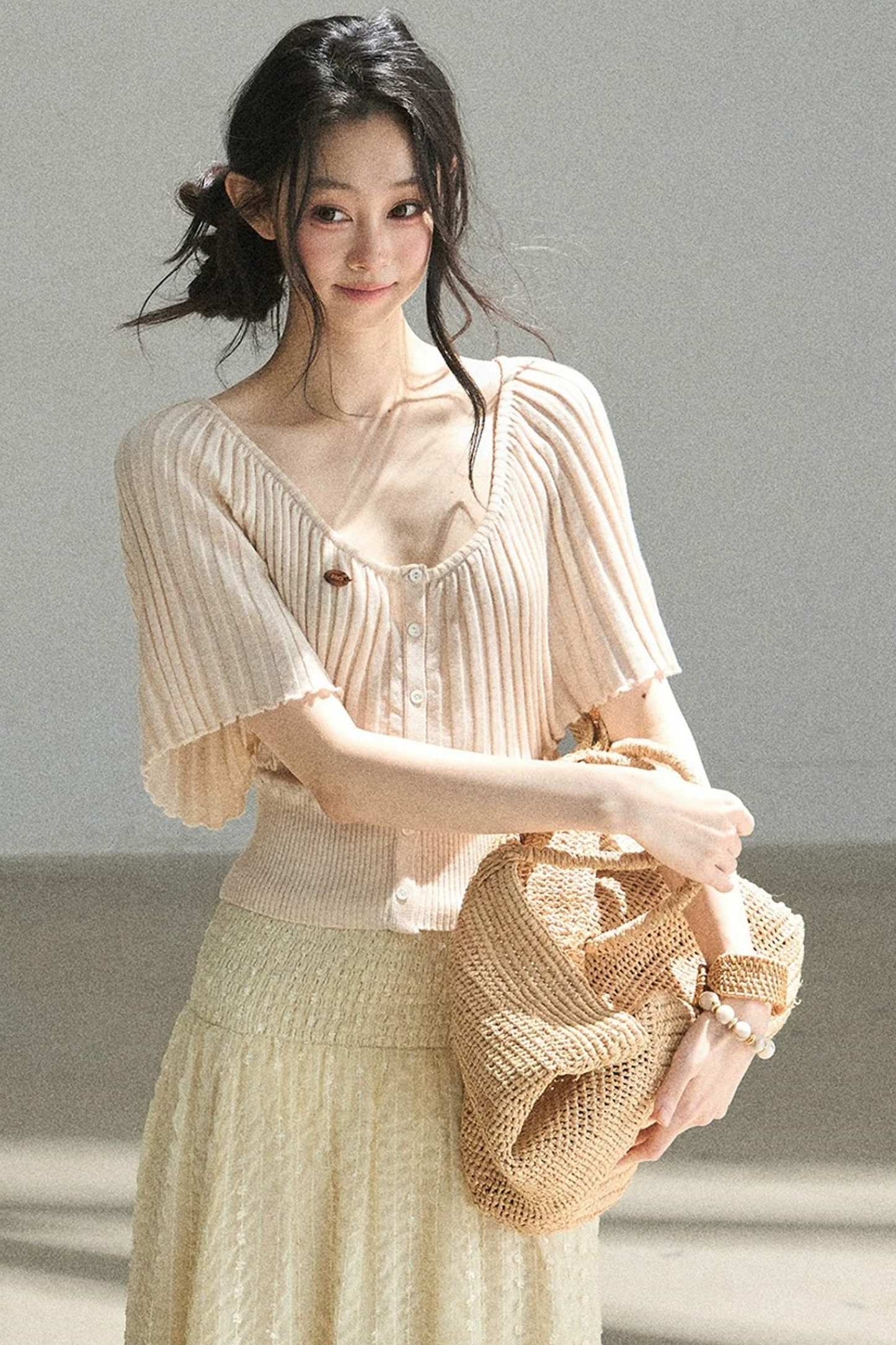 Orange Candy Knit Top