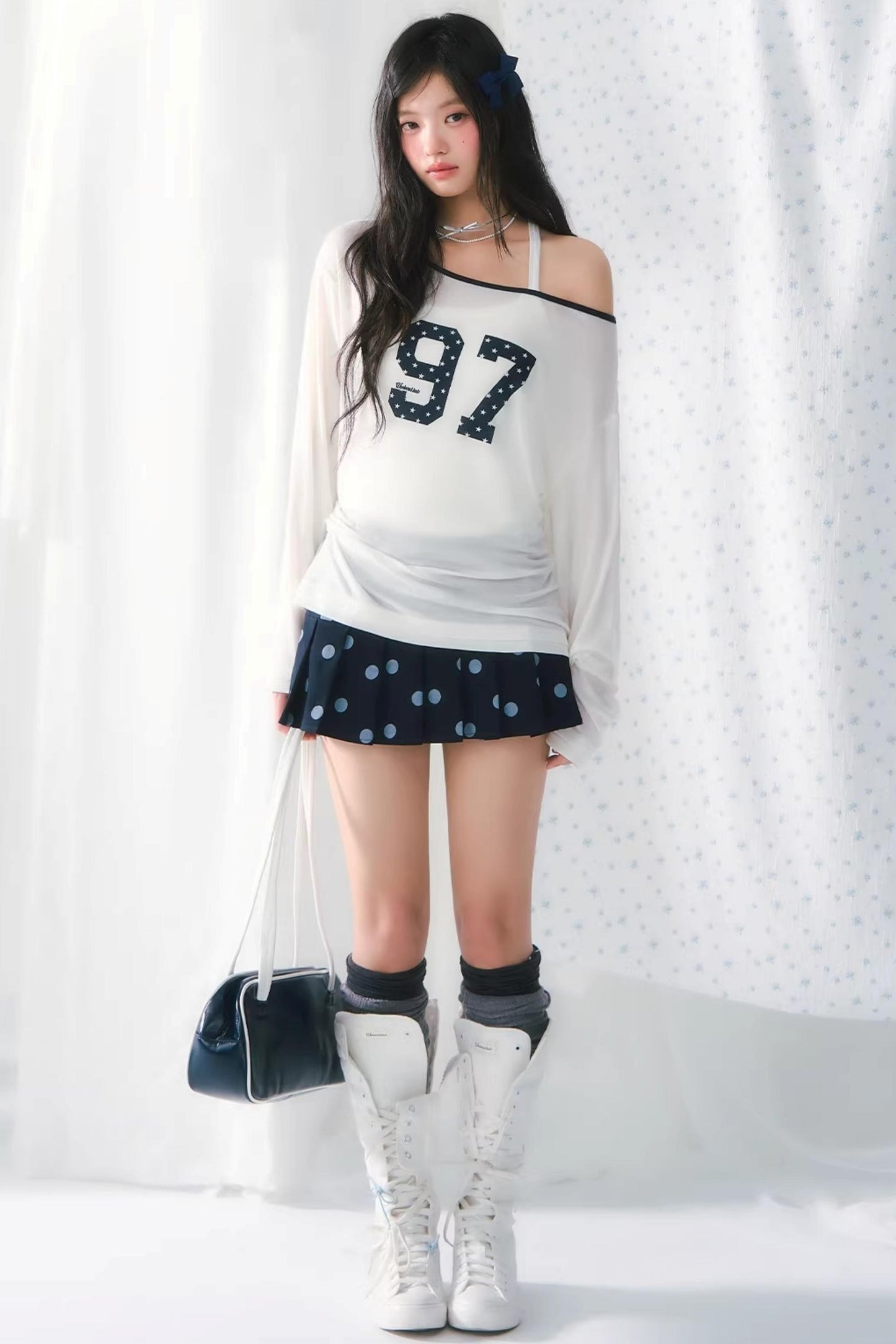 Versatile Polka Dot Skirt