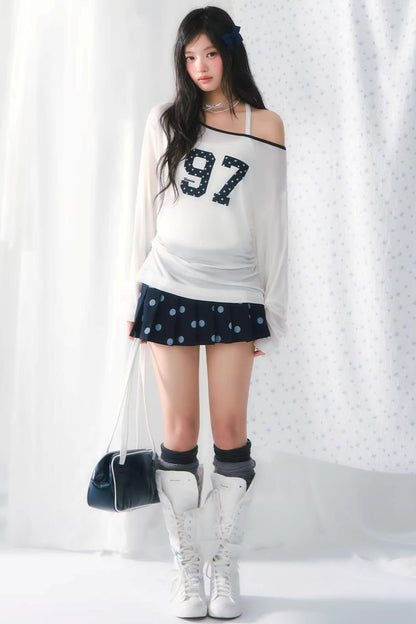 Versatile Polka Dot Skirt