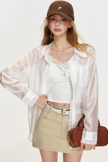 Kroche Cool Sheer Baggy Shirt