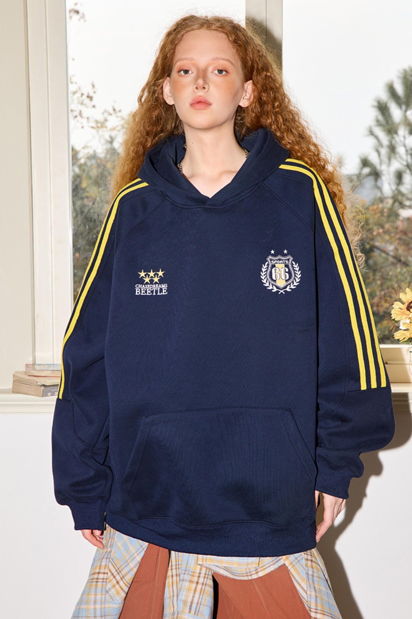 Loose Fit Hooded Top