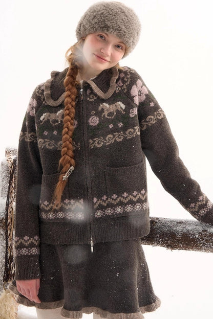 Afternoon Prelude Lace Skirt Set-Up