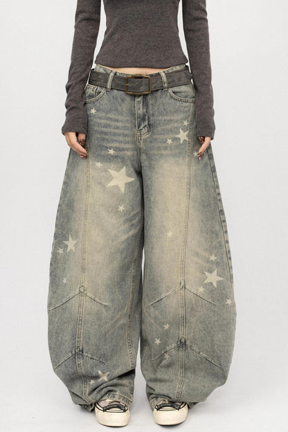 American Vintage Star Print Jeans
