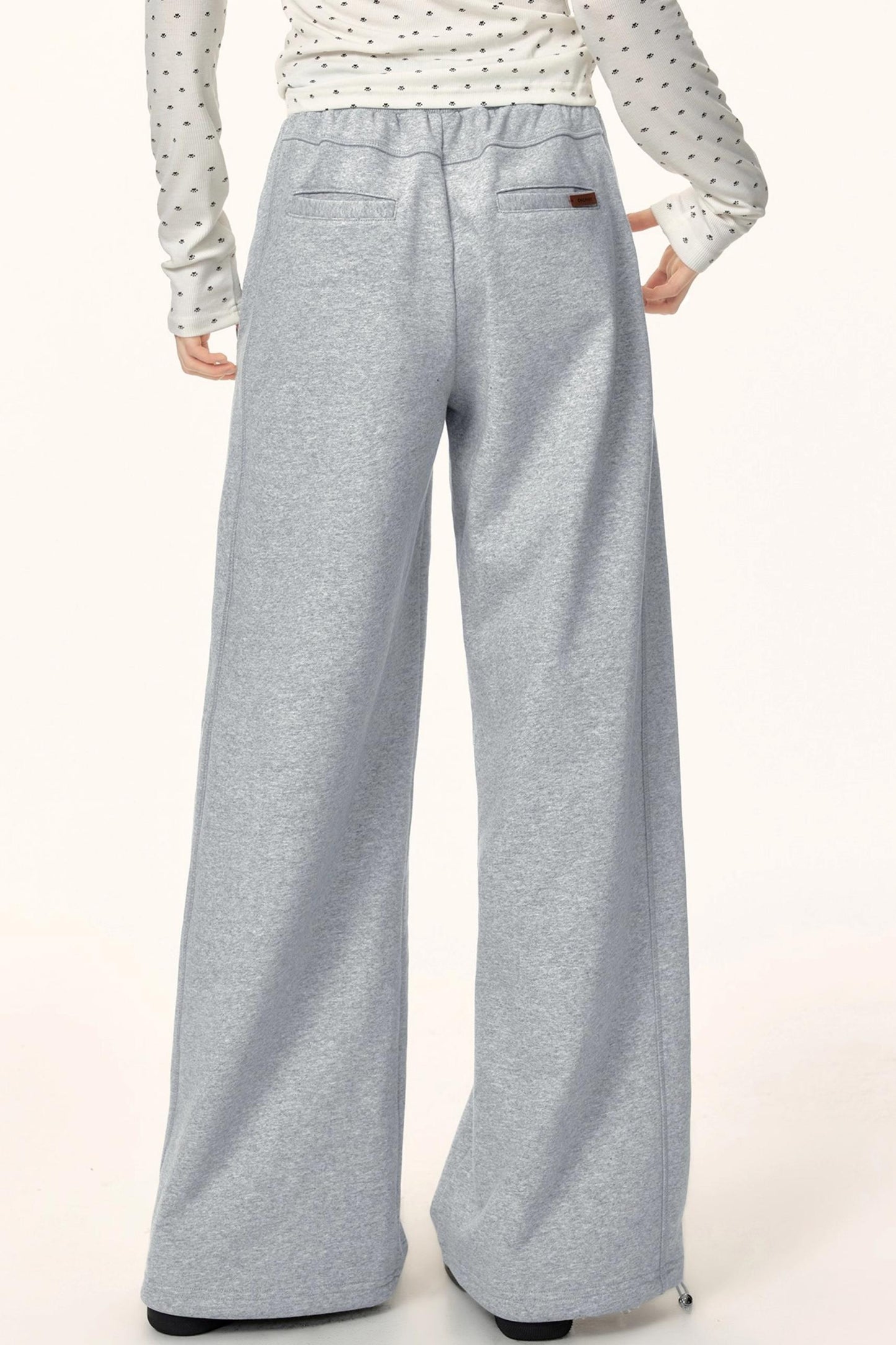 Visible Seam Drawstring Pants