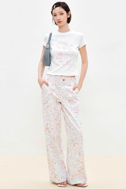 Summer Dog Slim Fit Tee